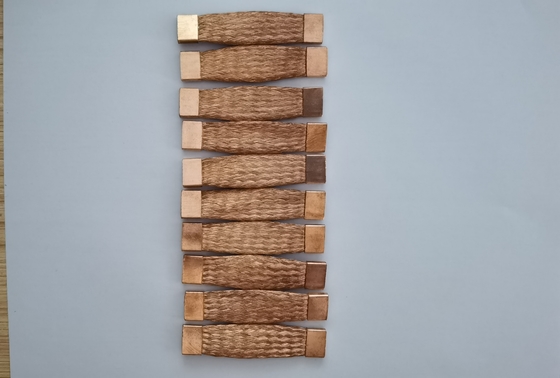 Connettore in rame flessibile intrecciato Barra collettrice in rame personalizzata CE ISO CCC