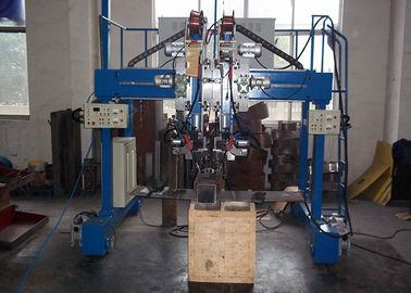 CO2 che salda il tipo su ordine torcia del cavalletto delle macchine del doppio per la metropolitana rettangolare d'acciaio