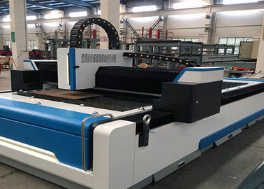 Taglierina del laser di CNC della fibra dell'acciaio dolce, tagliatrice del laser della fibra 1000W di 3000mm x di 1500