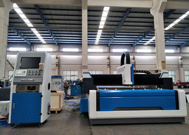 Taglierina del laser di CNC della fibra dell'acciaio dolce, tagliatrice del laser della fibra 1000W di 3000mm x di 1500