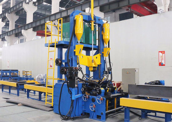 Linea di saldatura su misura ZHJ0815 del fascio di H saldatura d'acciaio dell'Assemblea che raddrizza macchina