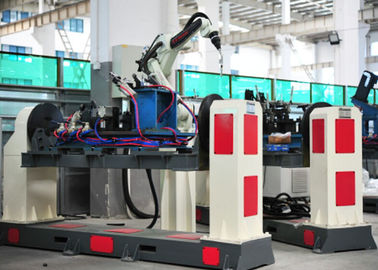 Saldatrice automatizzata parti dell'automobile, dispositivi robot della saldatura dello schermo a colori di tocco del LED
