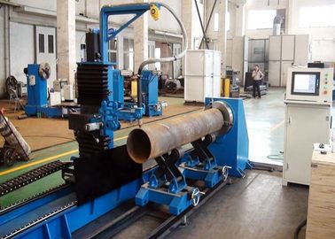Diametro su misura del tubo di tensione 200-1400mm della tagliatrice della metropolitana del plasma della fiamma CNC4