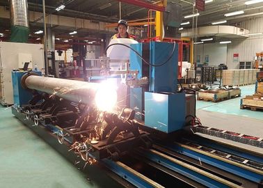 Linea d'intersezione tagliatrice della metropolitana del plasma del tubo macchina/CNC4-800-6 di CNC del plasma