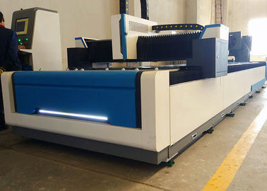 Tagliatrice d'acciaio del laser di CNC di alta efficienza, 1000W taglierina del laser di industriale di 6000mm x di 1500