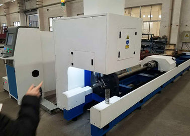 Tagliatrice su misura della metropolitana del metallo di colore, taglierina di tubo di CNC della metropolitana di 1000W 500W