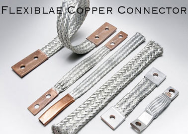 Ha personalizzato tutto il connettore di rame flessibile di serie, connettori intrecciati della flessione per Electric Power