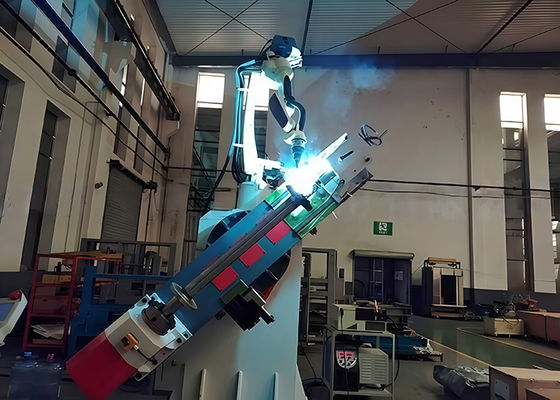 300A ha mescolato i sistemi robot della saldatura del gas per il diametro di cavo dell'asse 0.8-1.4mm di gradino di scala mobile