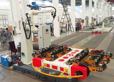 Stazione robot automatica dei sistemi della saldatura per il vassoio di alluminio/saldatura di alluminio del pallet