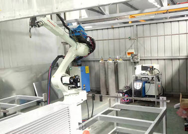 Saldatrice di alluminio automatica di robotica dello scambiatore di calore della Aletta-e-metropolitana
