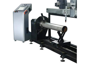 Master 2 tagliatrice della metropolitana del tubo dell'acciaio dolce del plasma di CNC di asse con il motore di Panasonic